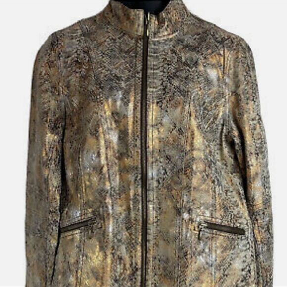 Chico's Reversible Leather Jacket  - Picture 10 of 10